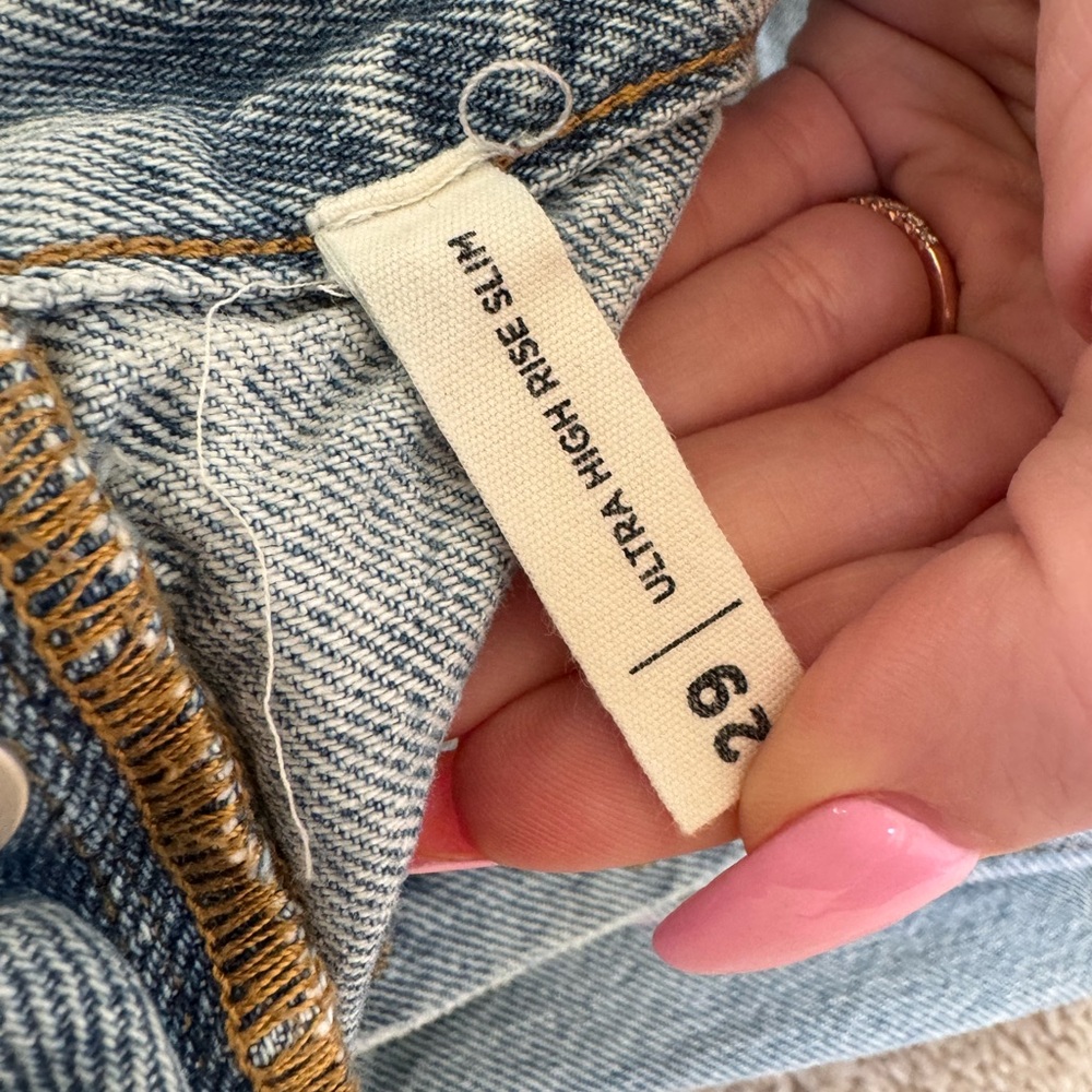 PACSUN ULTRA HIGH RISE SLIM JEAN - Picture 6 of 6